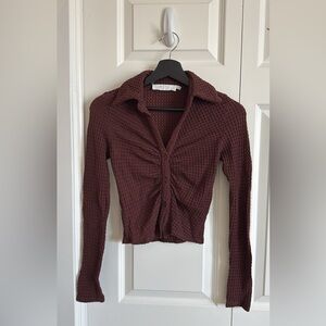 ASTR the Label Textured Long Sleeve